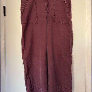 Maurices Plum Wide-Leg Pants
